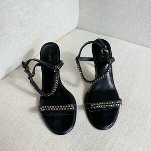 Coach‎ leather strappy heels |Size 10.5